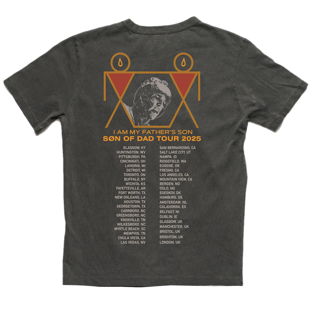 2025 Son of Dad Graphite Tour Tee