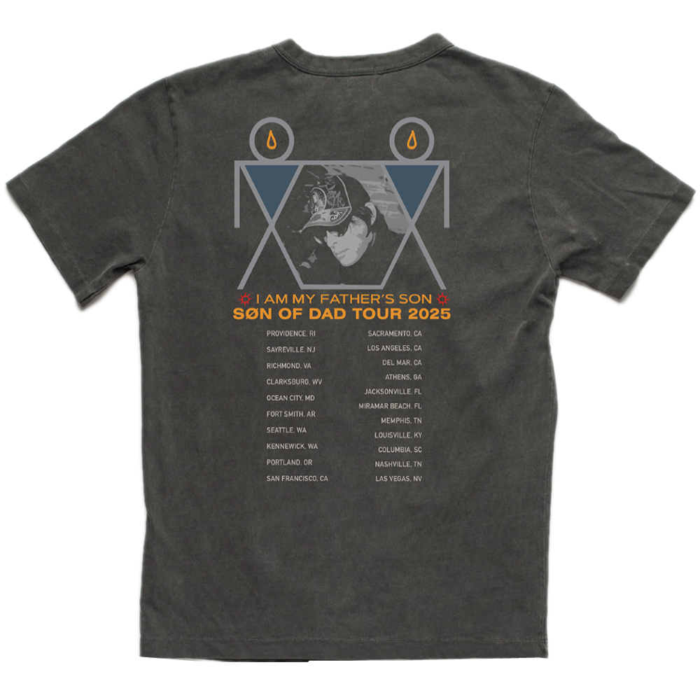 2025 Son of Dad Graphite Fall Tour Tee